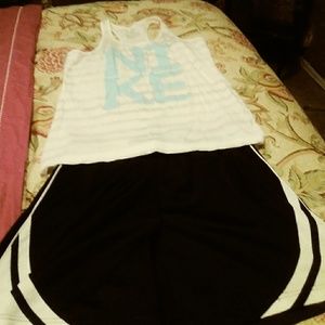 Nike shorts and shirt